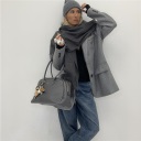 sciarpa in viscosa e lana rainbow